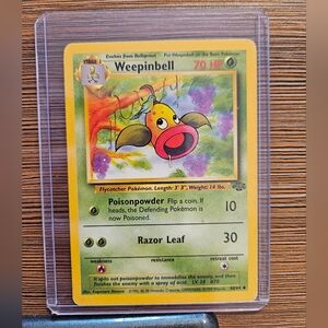 Weepinbell 48/64 Jungle Pokémon Card